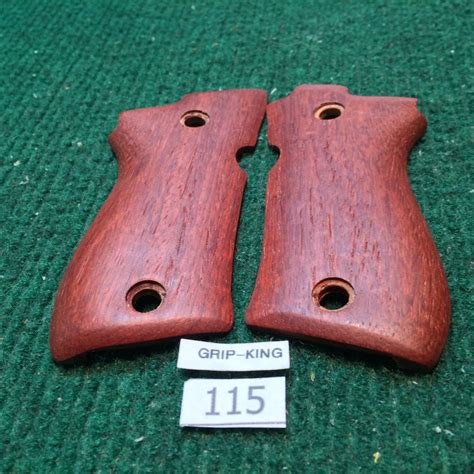 Beretta Cheetah grips Models 81828384 Teak Classic by GRIPKING