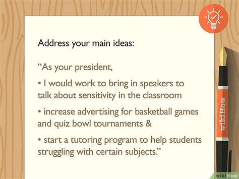 How to Write a Student Council Speech: 10 Steps (with Pictures ...