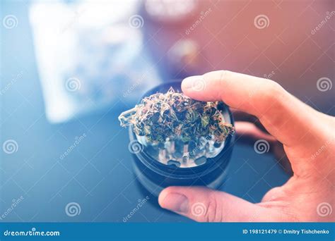 Cannabis Buds on Black Wood Background. CBD and THC Stock Image - Image of joint, closeup: 198121479