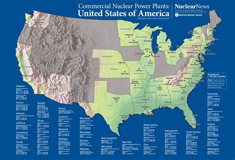 Nuclear Power Plant Us Map