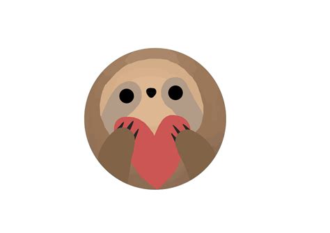 Sloth Heart Emoji by CrepeScape on DeviantArt