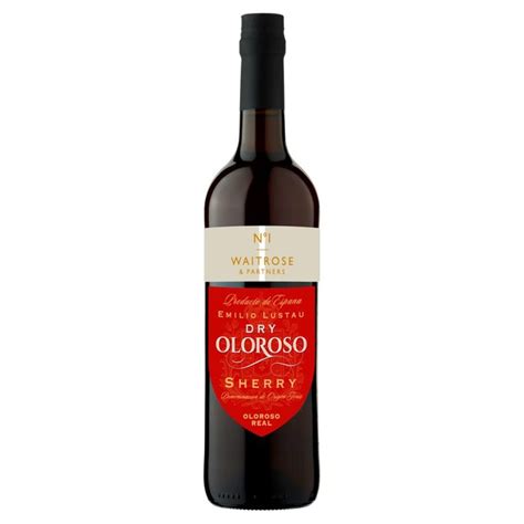 Waitrose Dry Oloroso Sherry 75cl from Ocado