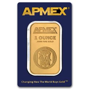 APMEX 1 Ounce Gold Bar .9999 Fine (In Assay)