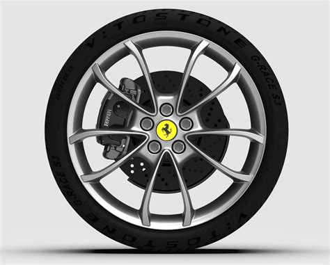 Original Ferrari F430 rim wheel front 7-5 x 19 BBS design 3D model | CGTrader