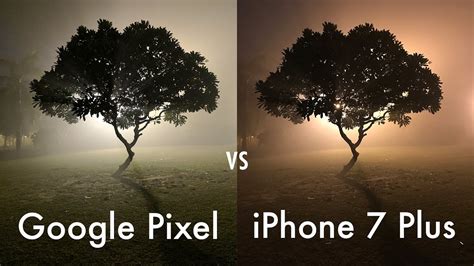 iPhone 7 Plus vs Google Pixel Camera Comparison - YouTube