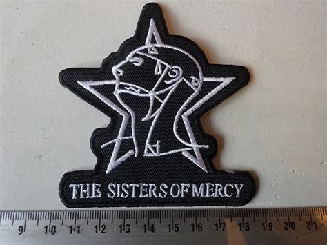 THE SISTERS OF MERCY - LOGO + NAME SHAPED | Patches | Riffs Merchandise