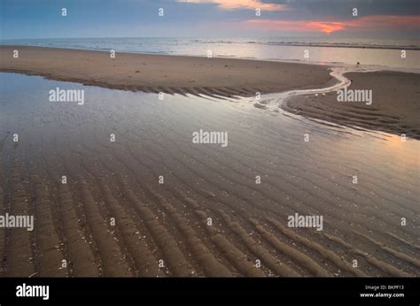 Strand maasvlakte tijdens zonsondergang hi-res stock photography and images - Alamy