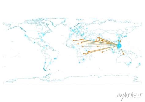 Export concept map for philippines, vector philippines map on • wall ...