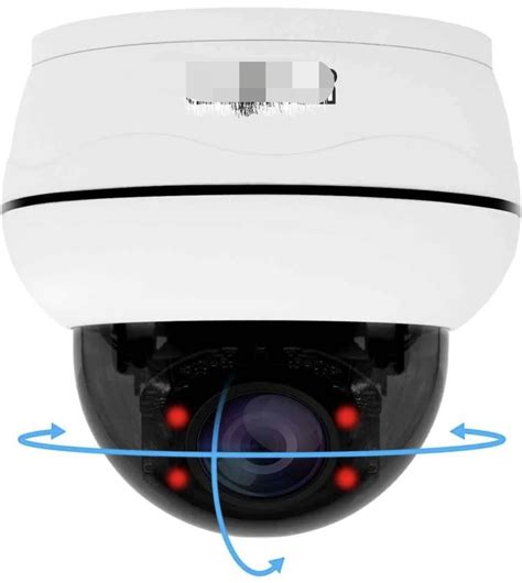 Outdoor 4K PTZ POE Camera, 8MP IP Dome Camera with 5X Optical Zoom, IR ...