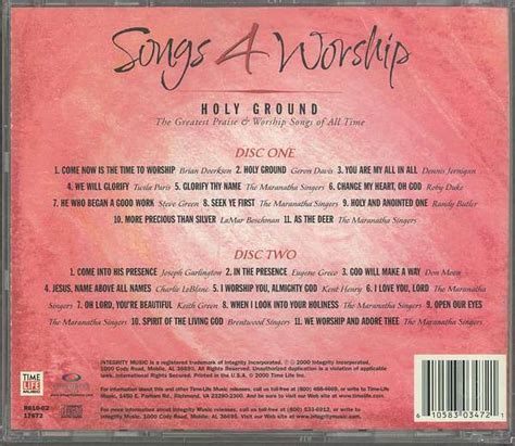 Songs 4 Worship - Holy Ground Vol.2 2001 English Christian Album | CHRISTIANS CAMPUS | MUSIC ...