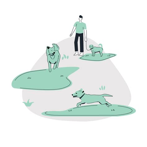 Dog Park: Free Download Of A Dog Park Illustration