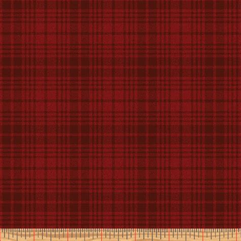 Red Plaid Fabric - Etsy