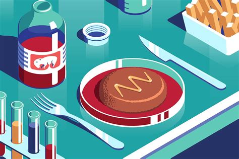 The clean meat industry is racing to ditch its reliance on foetal blood | Editorial illustration ...