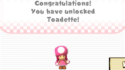 Mario Kart Toadette Unlock