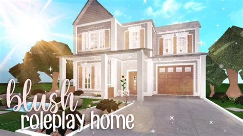 House Exterior Design Bloxburg Blush Family Home