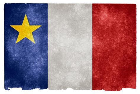 Acadian Flag Coloring Page