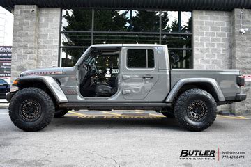 Jeep Gladiator with 17in Black Rhino Carbine Wheels exclusively from ...