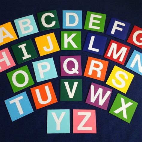 Alphabet Magnets - Etsy