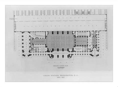 DC Union Station historic floor plan | found on an AWS serve… | Flickr