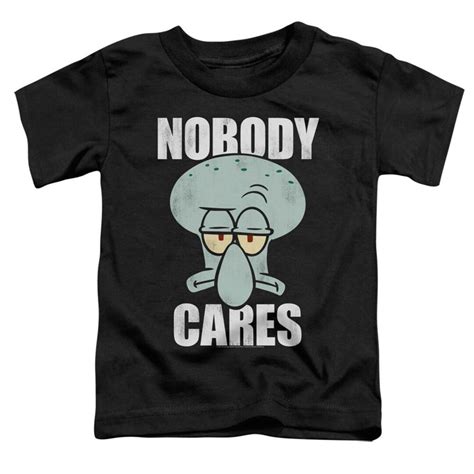 Spongebob Squarepants Squidward Nobody Cares MEME Youth and Women's ...