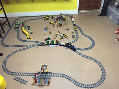 The beginnings of my lego train yard : r/lego