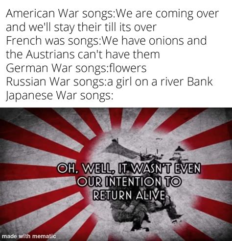 A dumb meme about War songs made : r/HistoryMemes