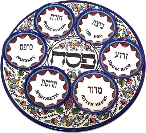 Seder Plate, Plate for the Passover Meal, Passover Plate 741807483794 ...