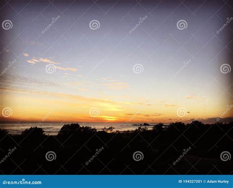 Currumbin Beach Sunrise in Queensland Stock Image - Image of morning, sunrise: 194327201