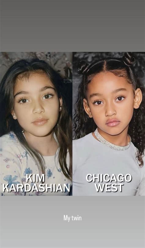 Kim Kardashian Looks So Much Like Daughter Chicago in These Side-by ...