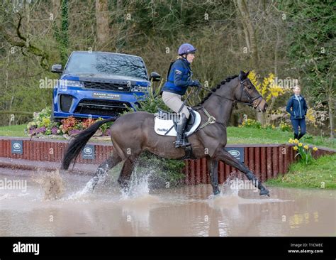 The Land Rover Gatcombe Horse Trials Stock Photo - Alamy