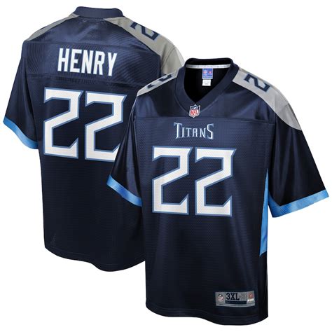 Men's Tennessee Titans Derrick Henry NFL Pro Line Navy Big & Tall Team ...