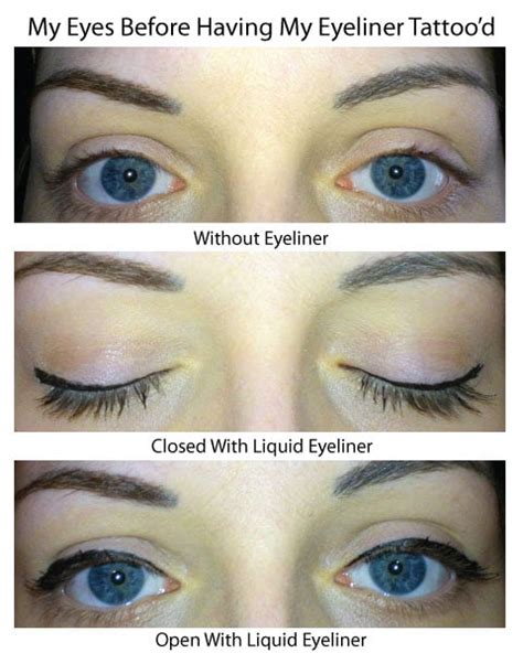 Semi Permanent Makeup Eyeliner Before And After | Saubhaya Makeup