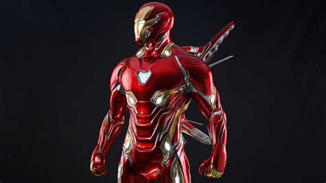 1920x1080 Resolution Iron Man Mechanical Suit Mark 42 1080P Laptop Full HD Wallpaper ...