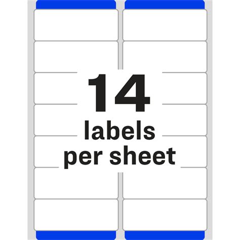 Avery 8162 White Easy Peel Address Labels, InkJet Printable - 350/Pack - ForMyDesk.com