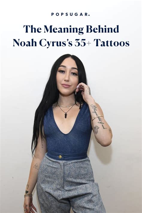 Noah Cyrus's 35+ Tattoos: What Do They Mean? | POPSUGAR Beauty