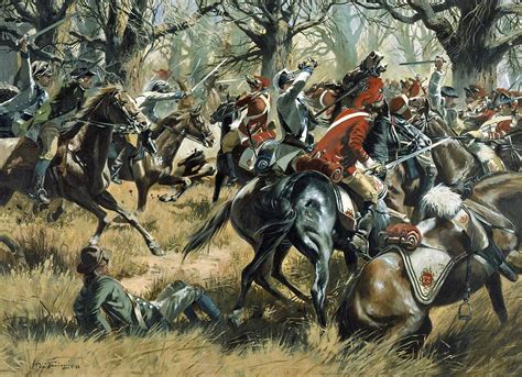 The Battle of Cowpens, Revolutionary War Painting by National Guard Don Troiani - Fine Art America