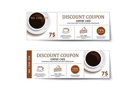 coffee coupon discount template | Coffee coupons, Coupons, Discount coupons