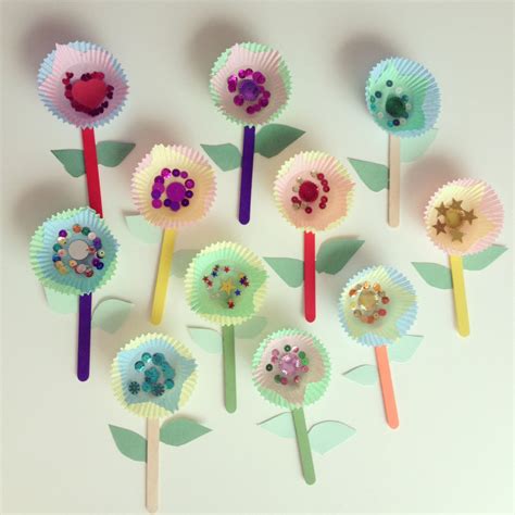 Spring flowers Toddler crafts Preschool crafts | Daycare work | Pinterest | Spring flowers ...