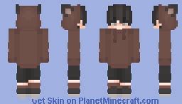 Cool EBOY Wolf Ears Minecraft Skin