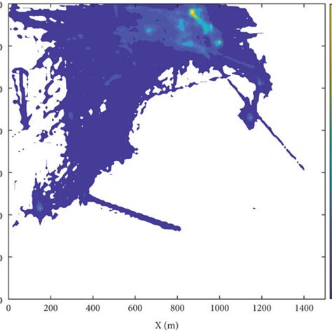 NCCU campus environment. (a) Map of the area. (b) Flow rate in pm² ...