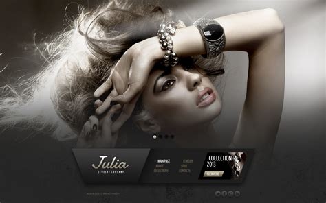 Jewelry Website Template #43702 - TemplateMonster