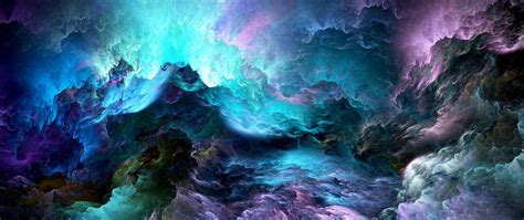 2560x1080 Glowing Clouds Abstract 5k 2560x1080 Resolution HD 4k ...