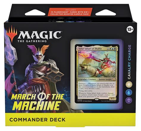 March of the Machine Commander Deck - Cavalry Charge - Commander: March of the Machine - Magic ...