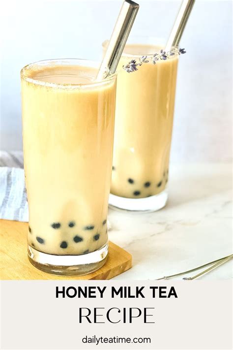 Honey Milk Tea | Recipe in 2023 | Milk tea recipes, Hot milk tea recipe, Milk tea