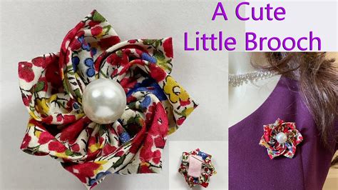 How To Make A Fabric Flower Brooch Bouquet | Best Flower Site