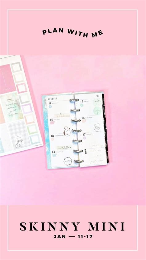 Pin on happy planner skinny mini layouts