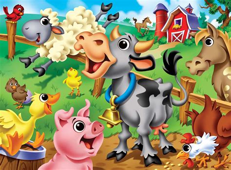 Farm Animals, 48 Pieces, MasterPieces | Puzzle Warehouse