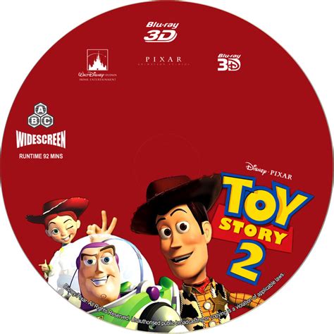TOY STORY 2 - 3D BLU-RAY CUSTOM LABEL - DVDcover.Com
