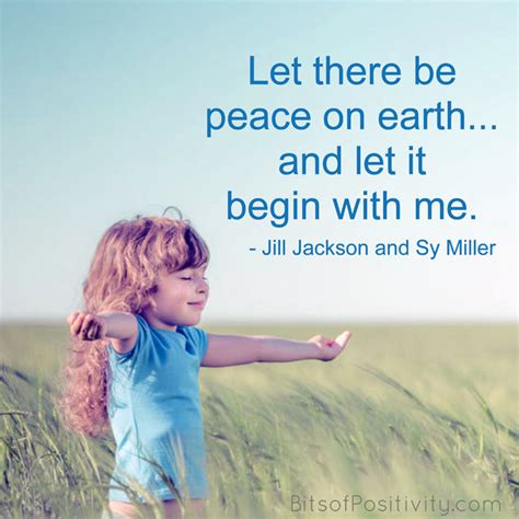 "Let There Be Peace on Earth" Word Art Freebie + Peace Education Resources - Bits of Positivity