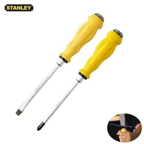 Stanley 1 piece cold forged hammerhead impact screwdriver hammer phillips flat head vessel ...